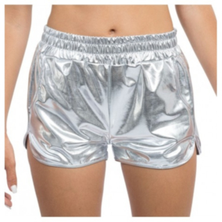 Metalliska Shorts Silver