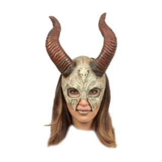 Horn Skalle Mask Brun
