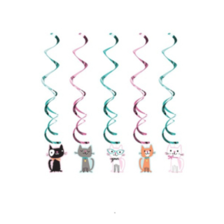Katt Swirls Takdekoration