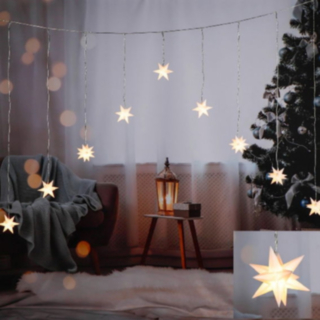Ljusslinga LED Stjärnor Vit