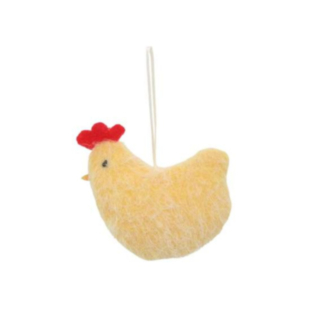 Kyckling Dekorationsfigur Gul