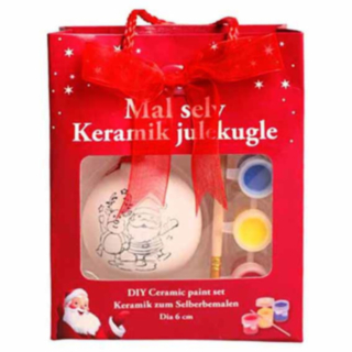 Måla Själv Keramik Julgranskula