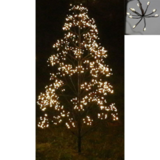 Julgran Med Micro LED Svart