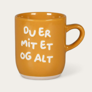 Du Er Mit Et Og Alt Mugg Gul