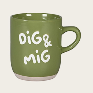Dig & Mig Mugg Grön