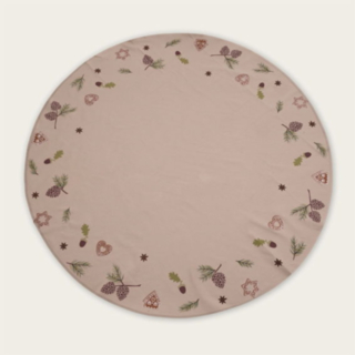 Julgransmatta Kottar Beige