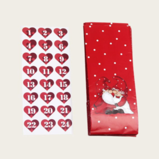 Elf® Julkalender Påsar Röd