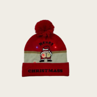 Julmössa Tomte LED Röd