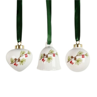 Dansk Jul Julgranskulor Vit