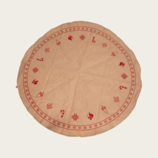 Dansk Jul Julgransmatta Beige