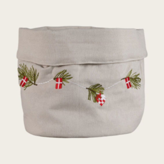 Dansk Jul Brödkorg Beige