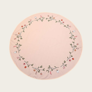 Julgransmatta Beige