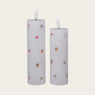LED Stearinljus Vit