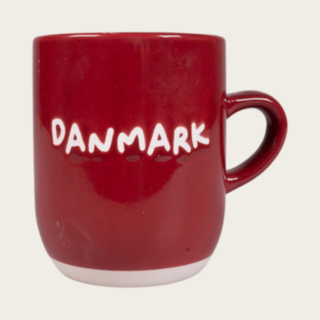 Danmark Mugg Röd