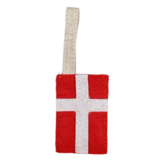 Dansk Flagga Juldekoration Röd