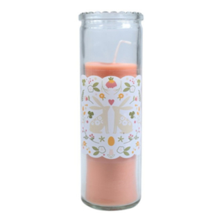 Happy Easter Ljus i Glas Gul