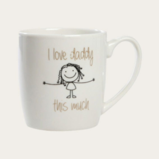 I Love Daddy Mugg Vit