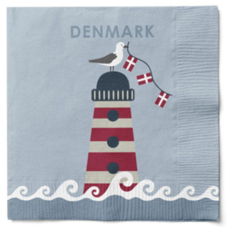 Moments Servetter Blå
