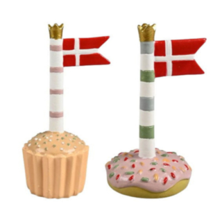 Dansk Flagga På Bakverk