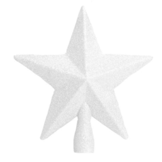 Julgransstjärna Vit