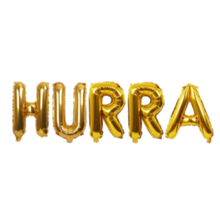 Hurra Folieballonger Guld
