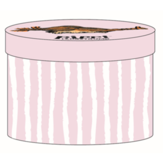 Pippi Långstrump® Rund Låda Ljusrosa