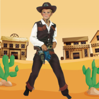Cowboy barnkostym