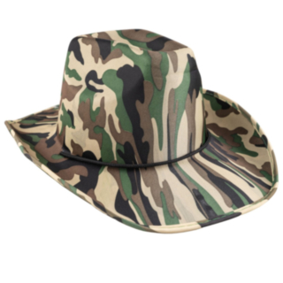 Kamouflage cowboyhatt