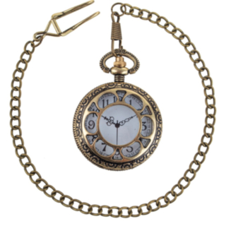 Steampunk Fickur Med Kedja