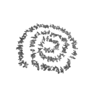 Blomstergirlang Silver