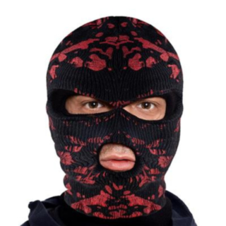 Svart Blodig Balaclava