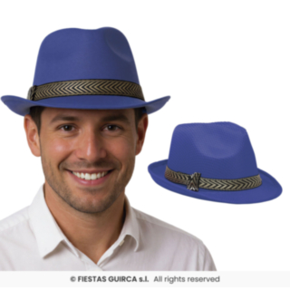 Blå Gangster Hat