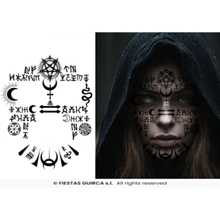 Satanisk Ansigtstatovering