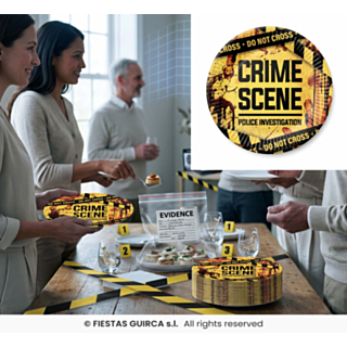 Crime Scene Paptallerkener