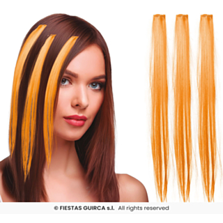 Hår Extensions Orange