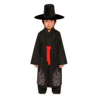 K-Pop Demon Barndräkt Svart