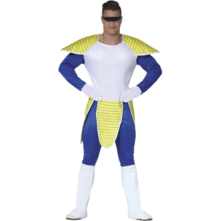 Rymdsamurai Maskeraddräkt Blå