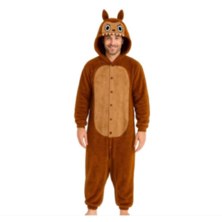 Lulu Monster Maskeraddräkt Brun
