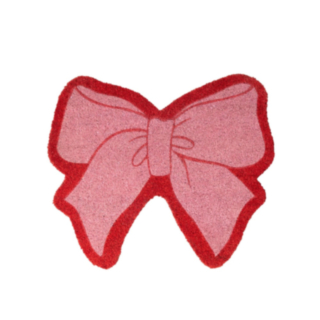 Ljusrosa rosettdörrmatta