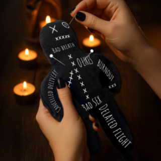 Voodoo-docka Svart