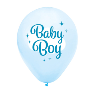 Baby Boy Latexballonger Ljusblå