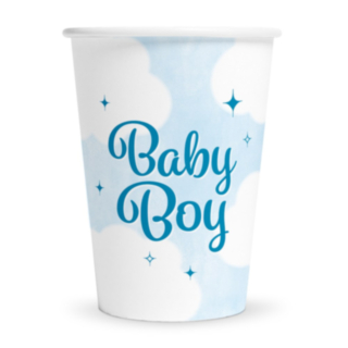 Baby Boy Pappersmuggar Blå/Vit