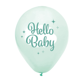 Hello Baby Latexballonger Grön