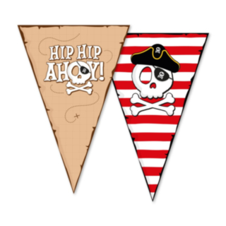 Pirat Hip Hip Ahoy Vimpelgirlang