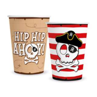 Pirat Hip Hip Ahoy Pappersmuggar