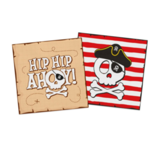 Pirat Hip Hip Ahoy Servetter