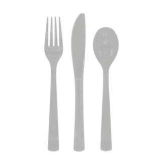 Plastbestick Silver