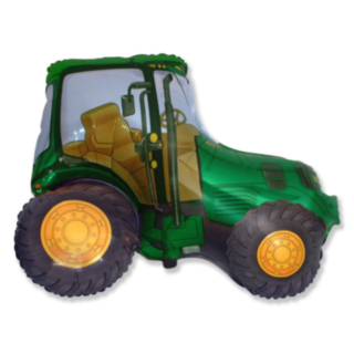 Traktor Folieballong Grön