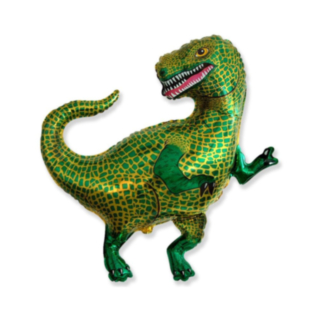 T-Rex Folieballong Grön/Guld