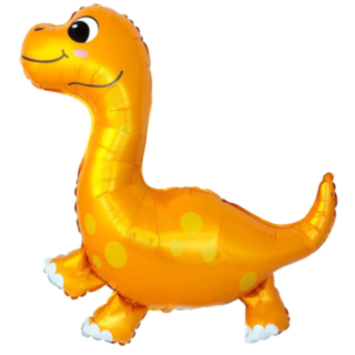 Dinosaurie Folieballong Orange